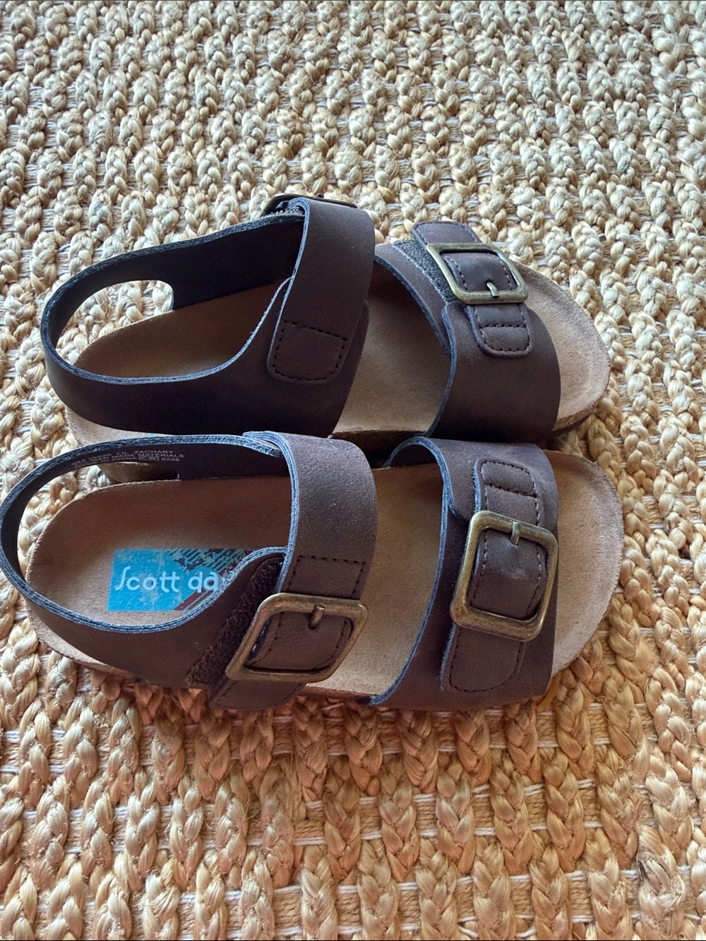 Scott Brown Kids' Double-Buckle Open-Toe Sandals